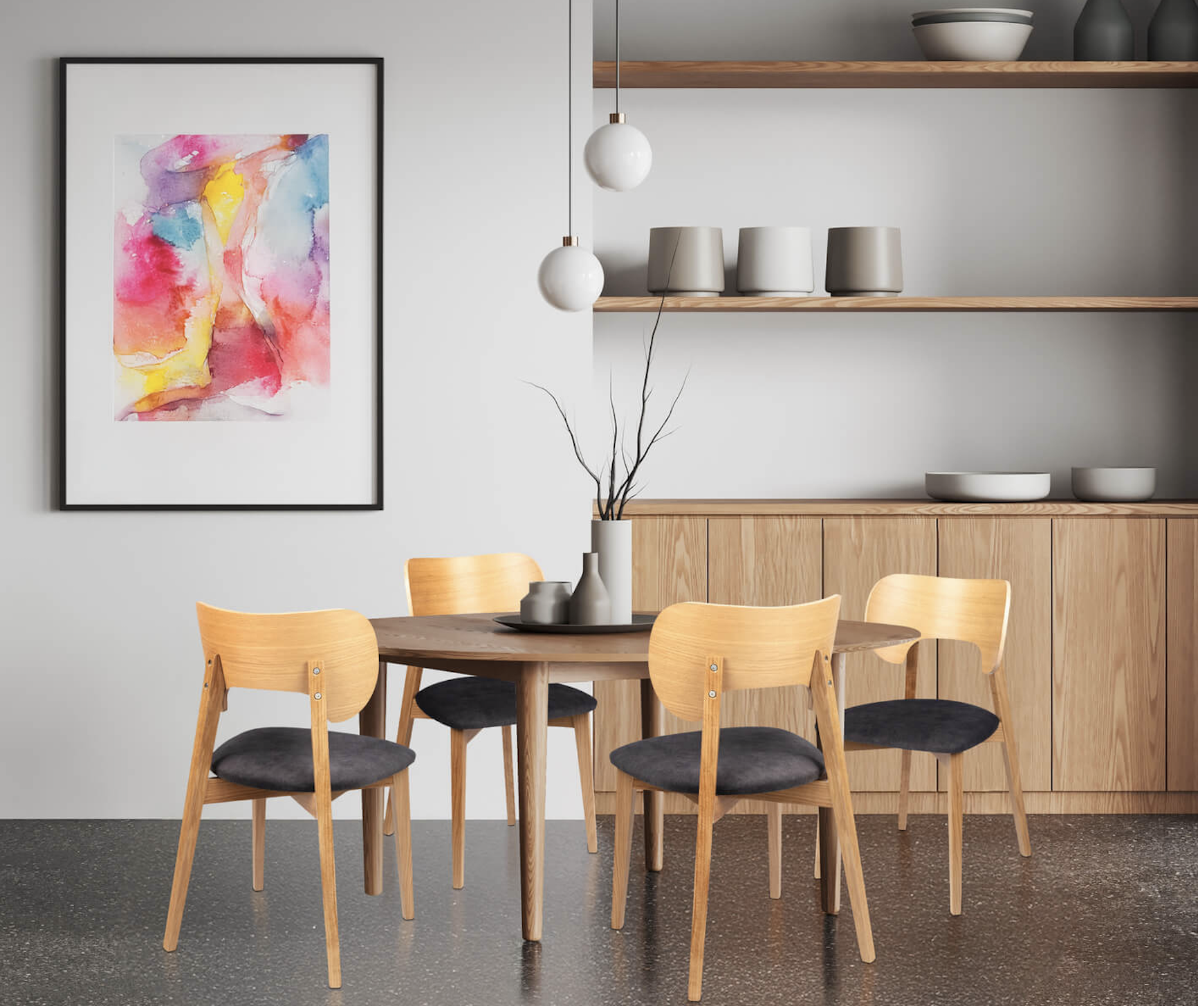 Krzesło tapicerowane Batmat – komfort premium w jadalni